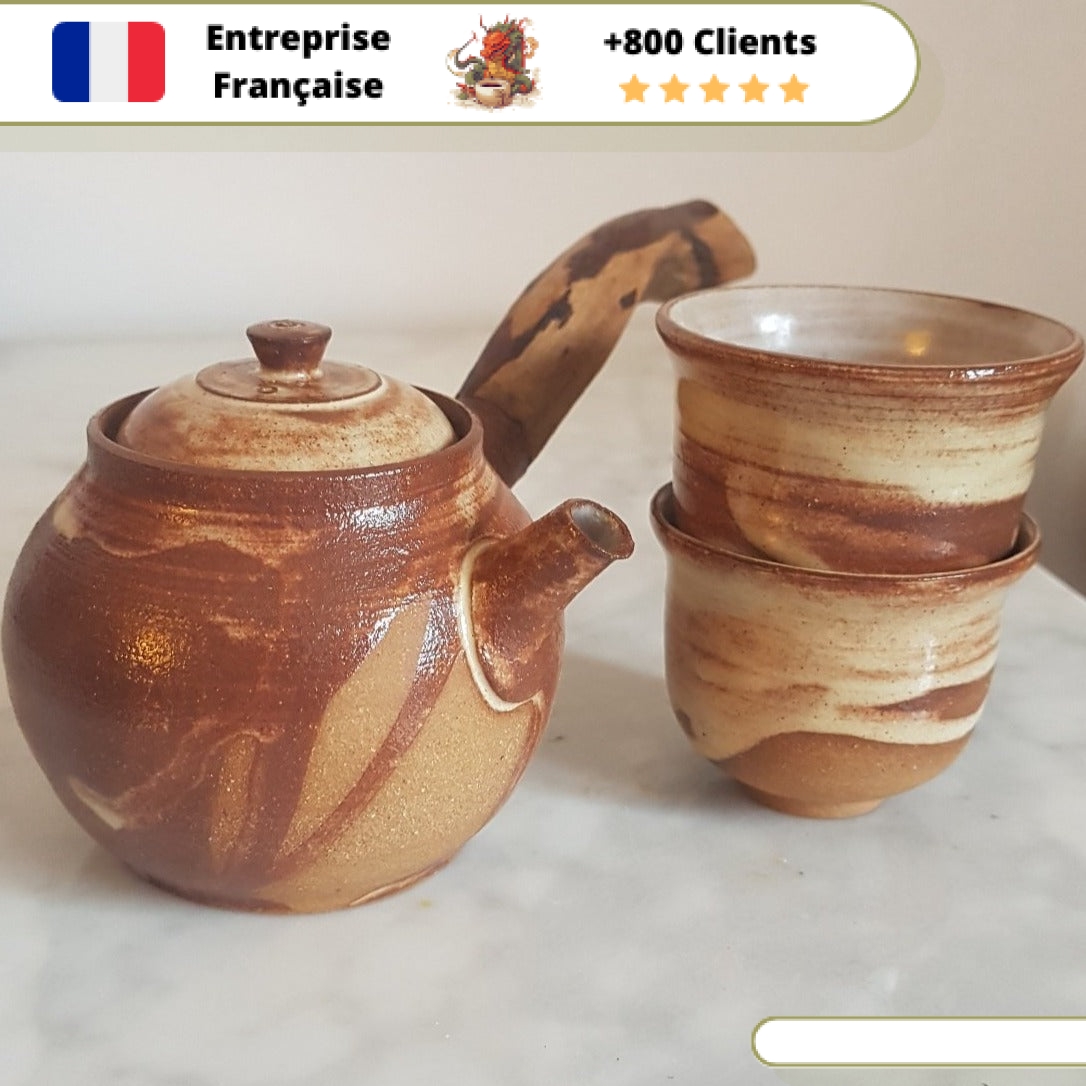 Théière Japonaise <br> et Tasses Assorties 180ml – Image 2