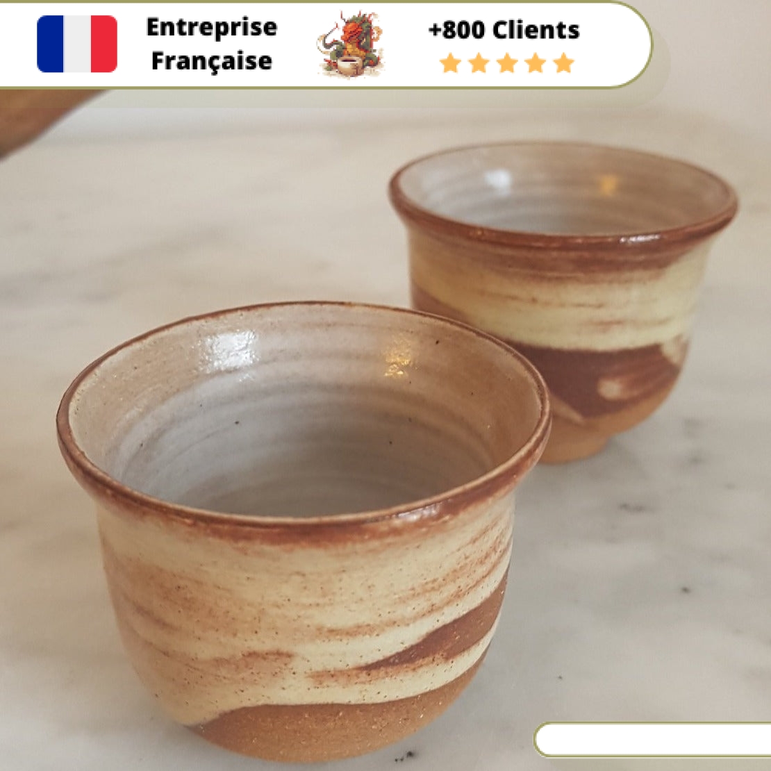 Théière Japonaise <br> et Tasses Assorties 180ml – Image 5