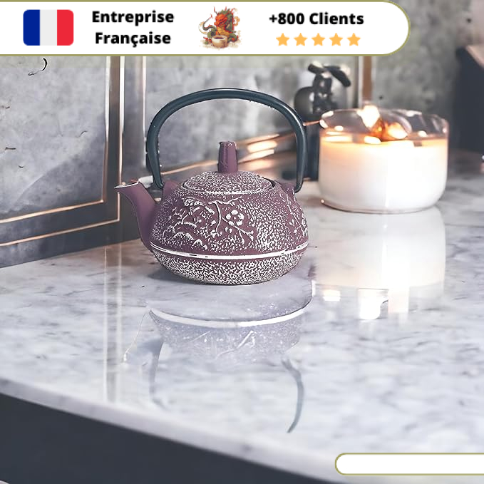 Théière en Fonte Violette Japonaise 300 - 650ml – Image 3