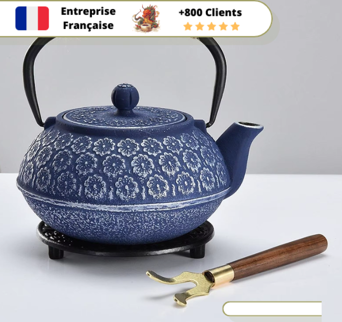 Théière en Fonte du Japon Iwachu Sakura 900ml – Image 4