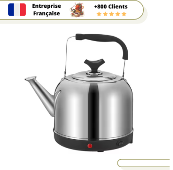 Bouilloire Electrique Tout Inox Sans Plastique 1,7L - 4L – Image 4