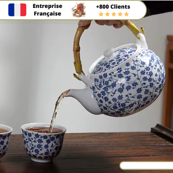 Théière en Porcelaine Grand Modèle 1500ml – Image 8