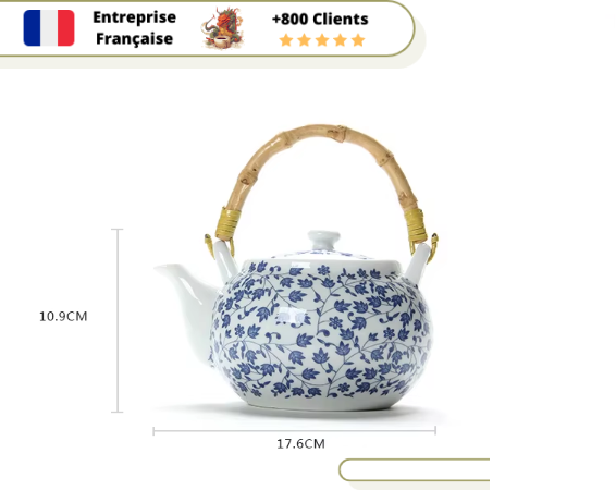 Théière en Porcelaine Grand Modèle 1500ml – Image 6