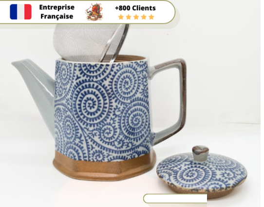 Théière en Céramique Japon style rétro 500ml – Image 5