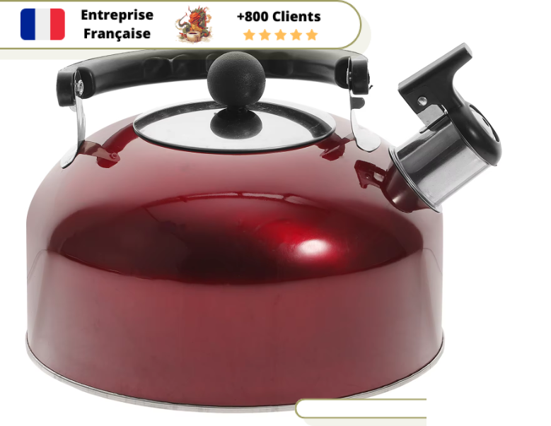 Bouilloire émaillée Rouge Induction 2L – Image 7