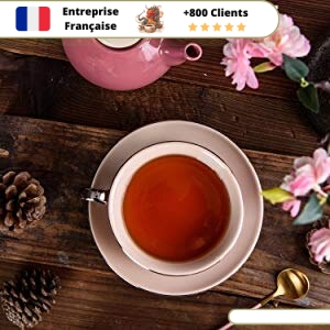 Théière Solitaire Porcelaine Rose 400ml – Image 10