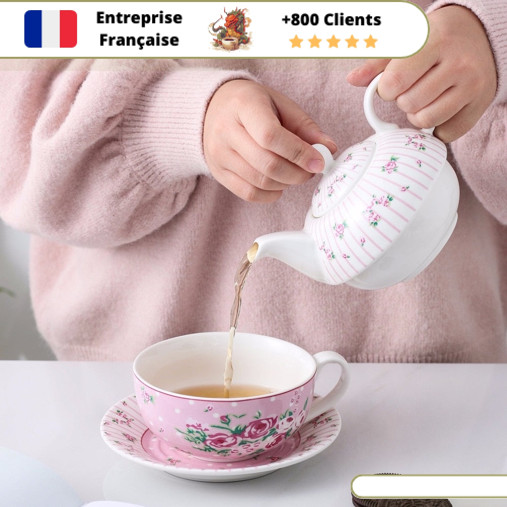 Théière en Porcelaine Individuelle 380ml – Image 7