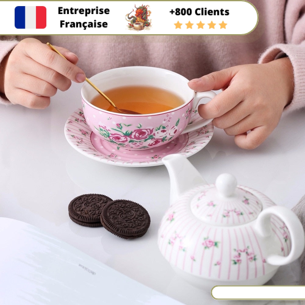 Théière en Porcelaine Individuelle 380ml – Image 8