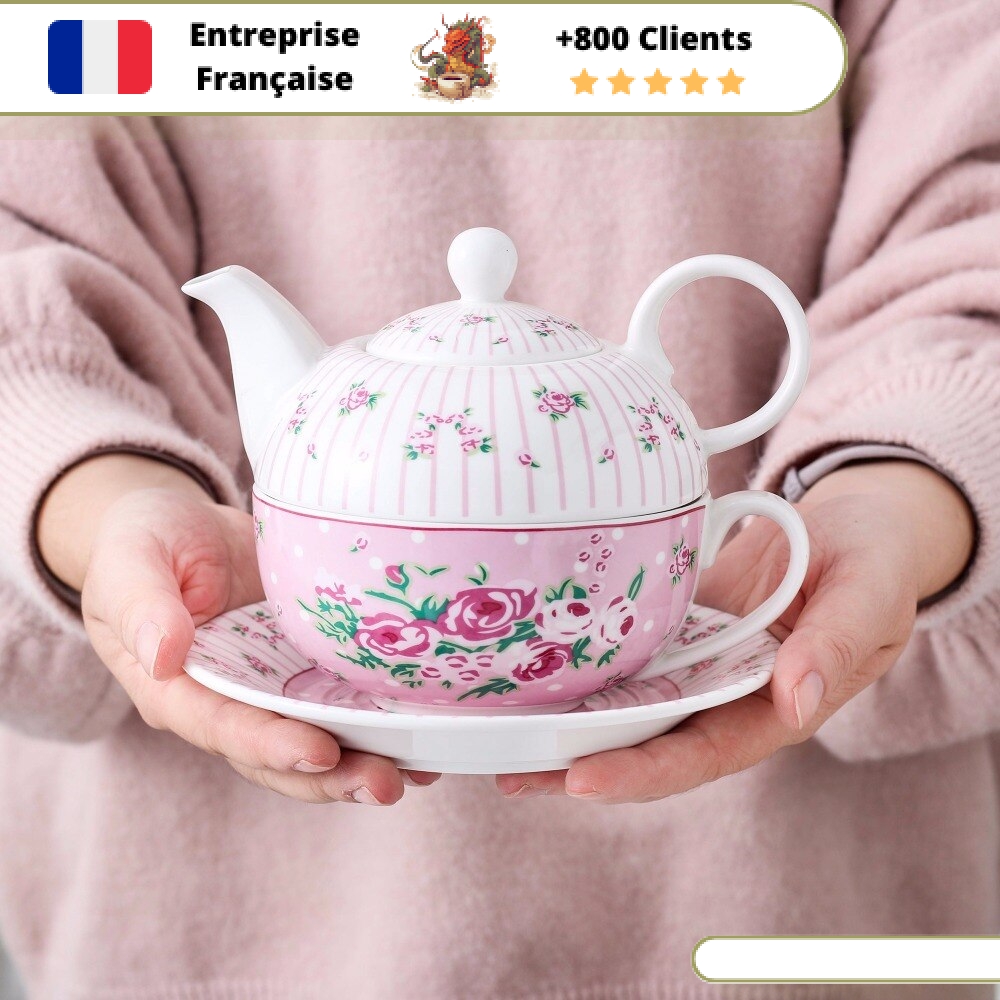 Théière en Porcelaine Individuelle 380ml – Image 6