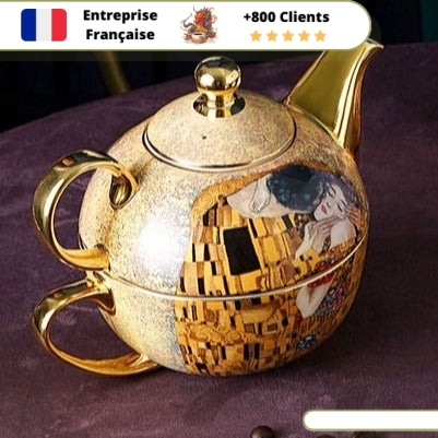 Théière design My Tea avec tasse en porcelaine Eva Solo