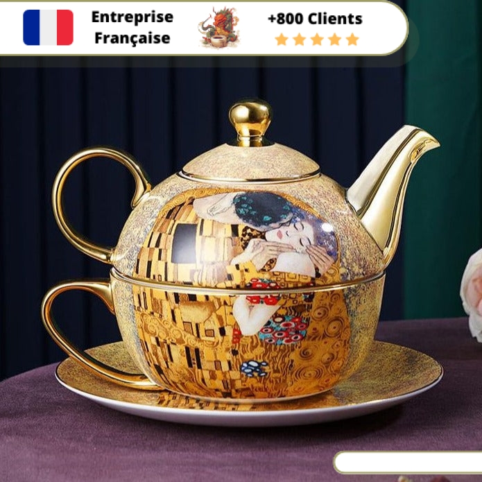 Théière design My Tea avec tasse en porcelaine Eva Solo