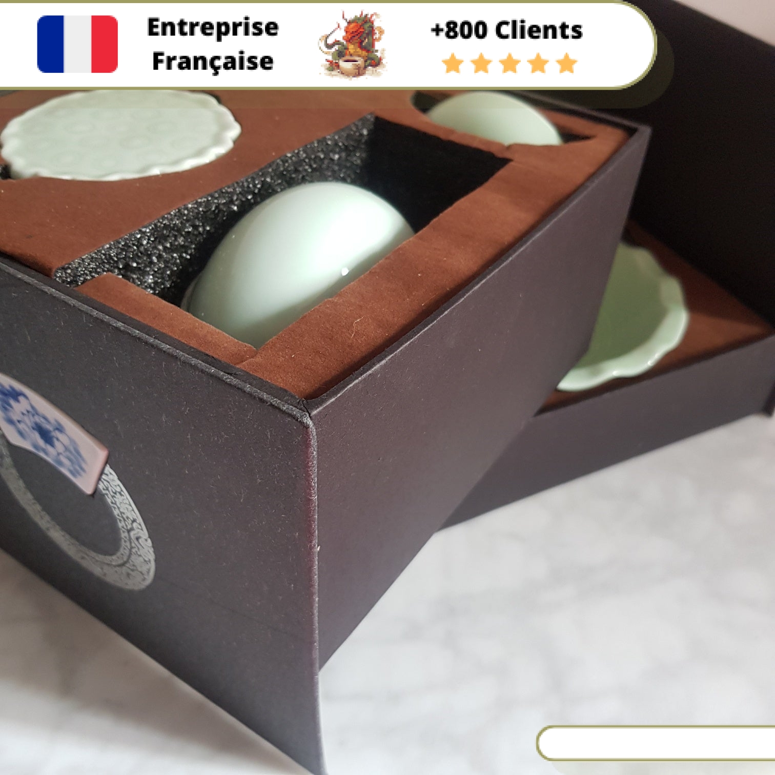 Théière en Porcelaine <br> Coffret 200ml – Image 15