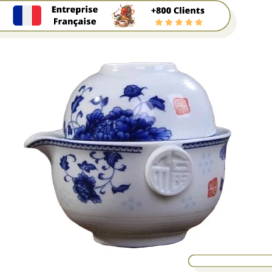 Théière en Porcelaine Gaiwan Zhong 160ml – Image 3
