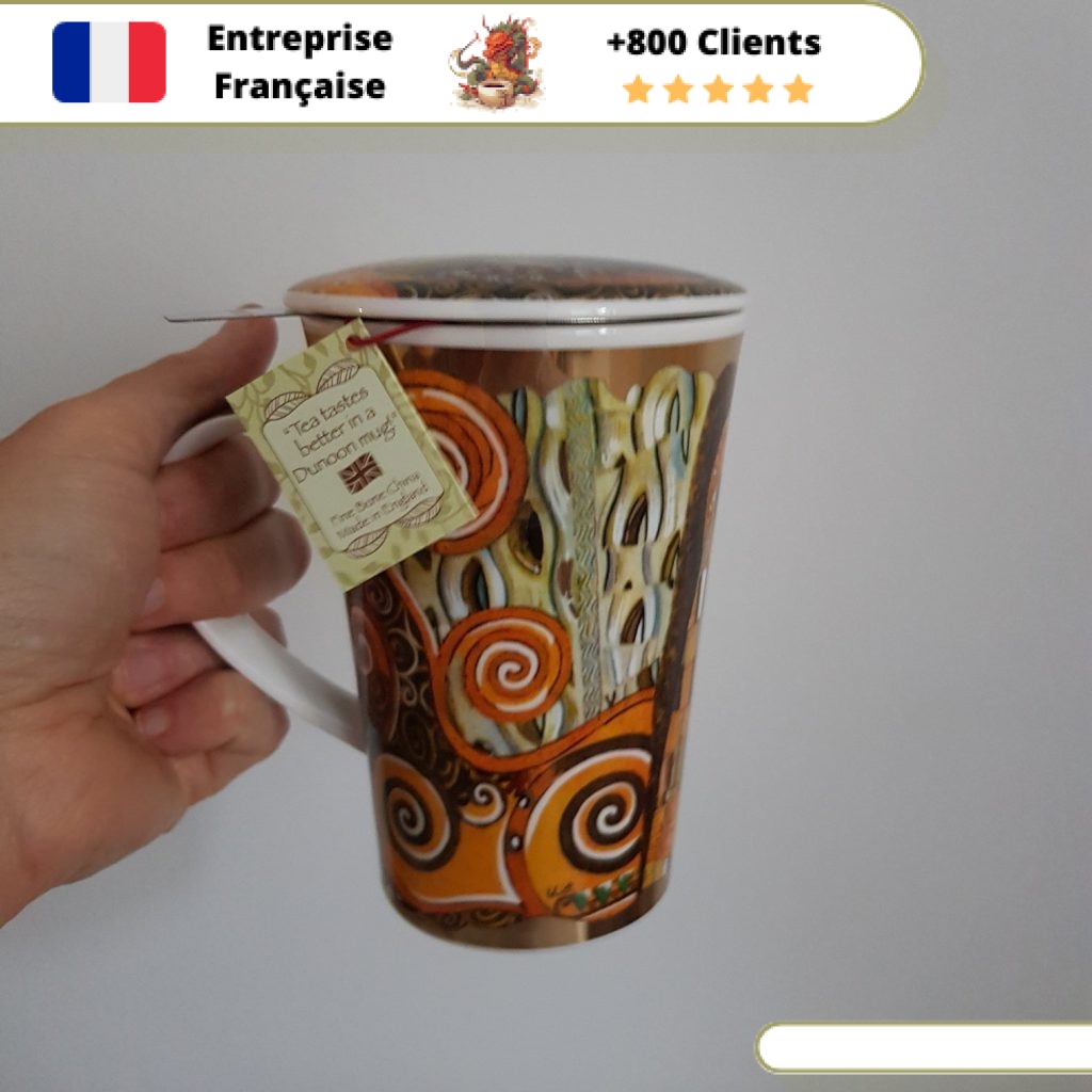 Dunoon Lomond Mug En Porcelaine Anglaise - Motif Cœurs 'Lots Of Love' - Tasse Élégante 0,32L