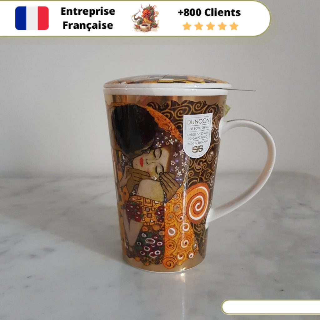 Tasse Dunoon Lomond Dia De Muertos - Porcelaine Anglaise Avec Motifs Dorés, Capacité 0.32L - 11