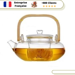 Théière Scandinave en Verre avec infuseur
