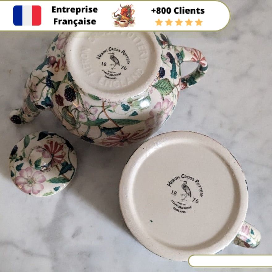 Service à thé Anglais Vintage 700ml – Image 33