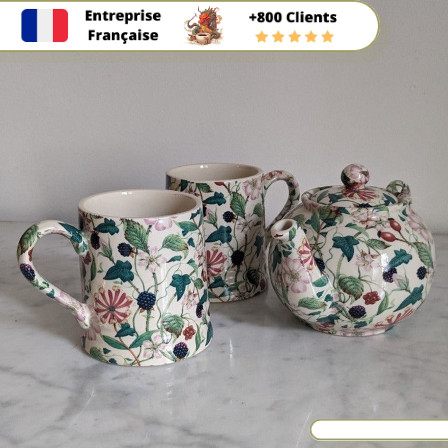 Service à thé Anglais Vintage 700ml – Image 39