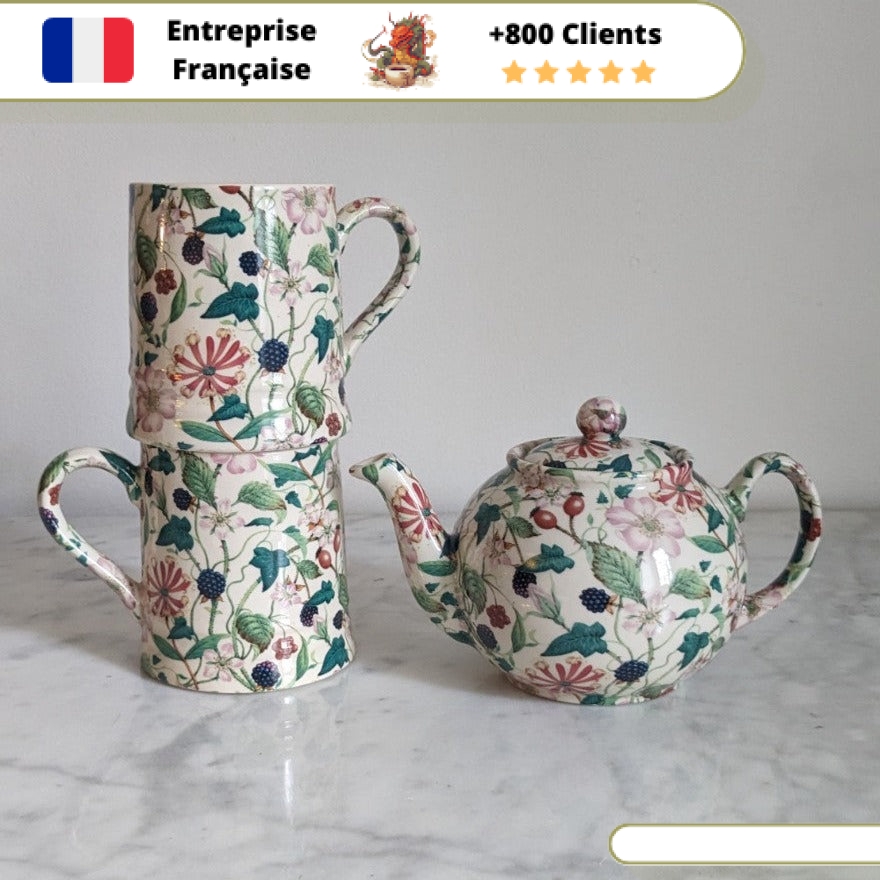 Service à thé Anglais Vintage 700ml – Image 40