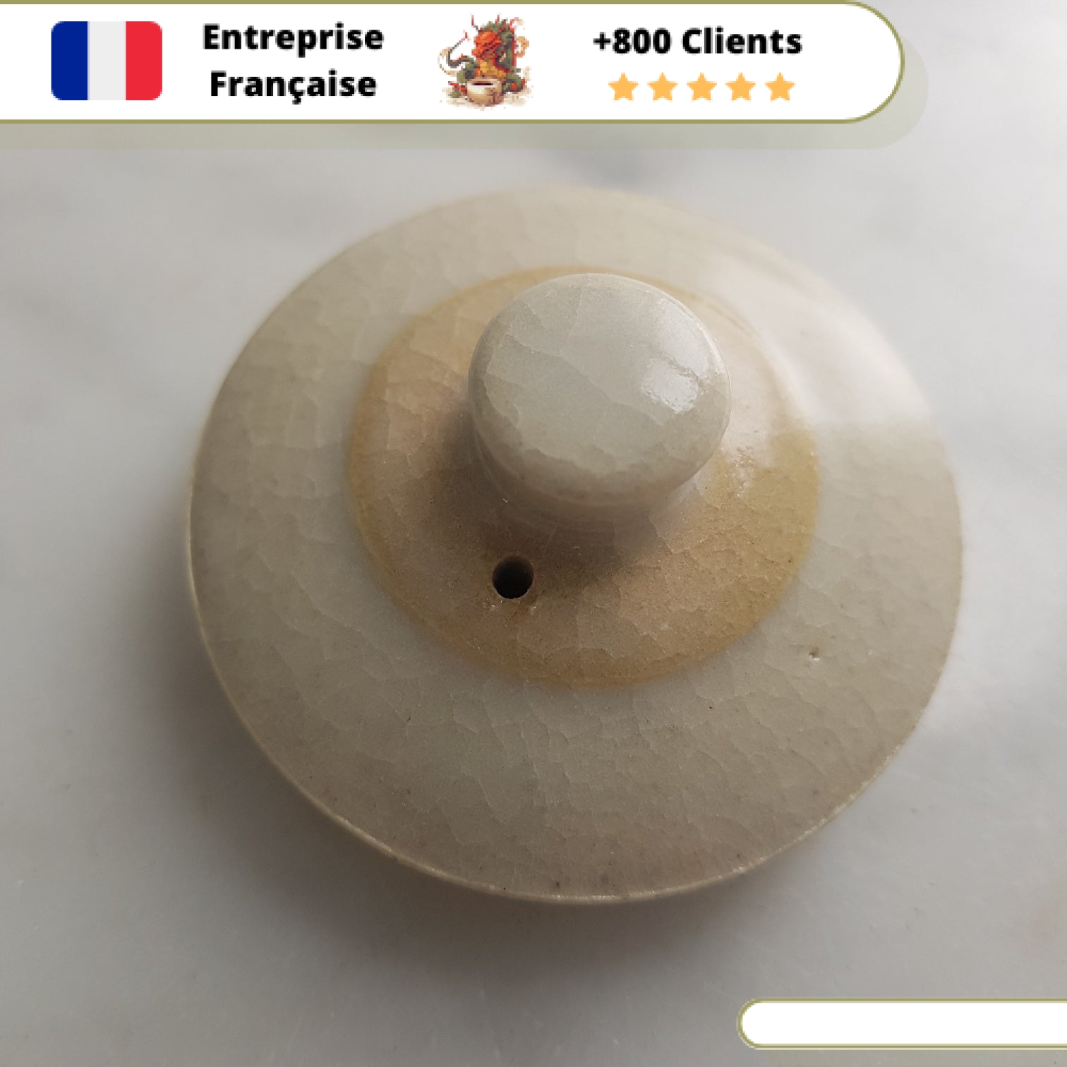 Théière en Céramique Américaine <br> Manche Bois 200ml – Image 13
