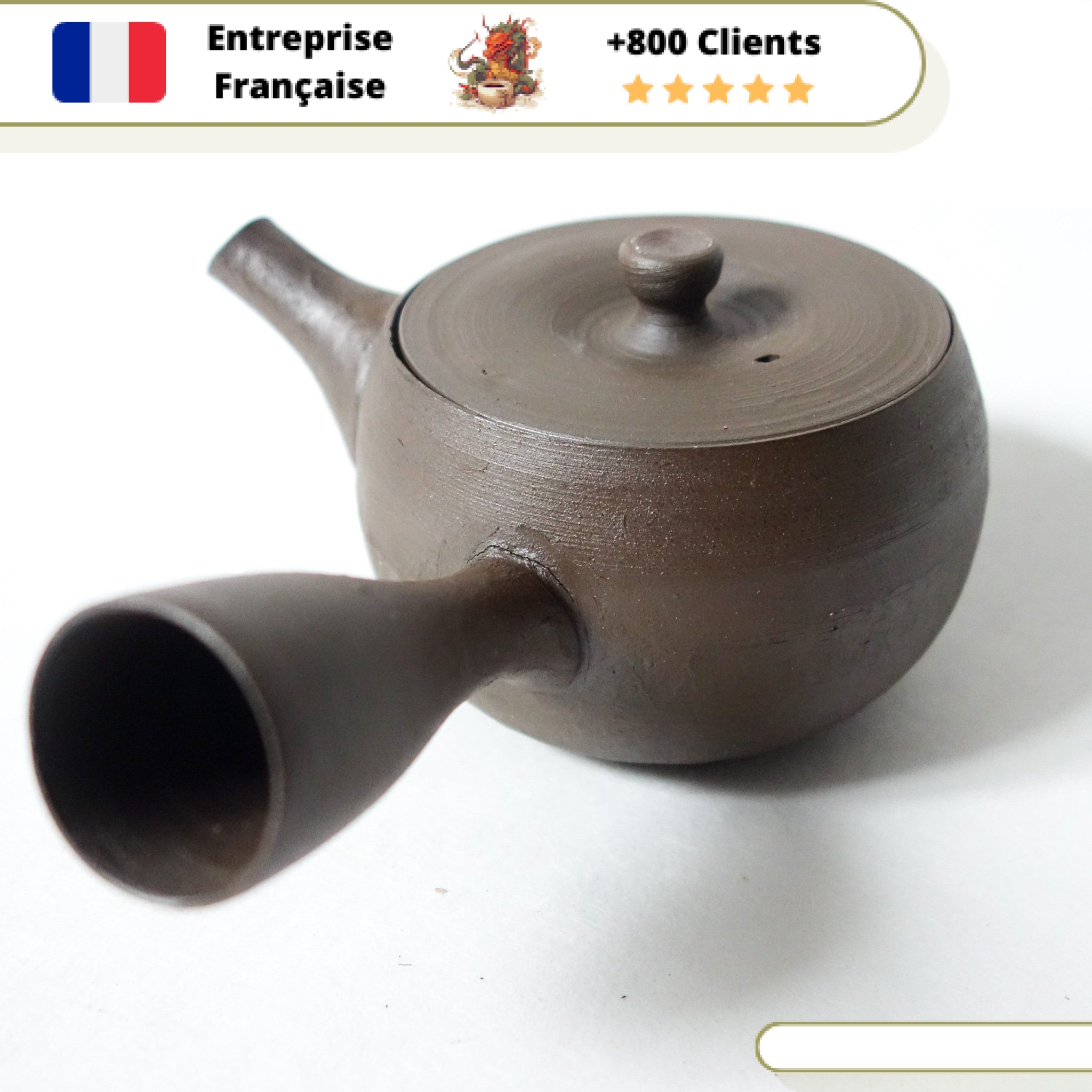 Théières en argile 80ml ver terrestre