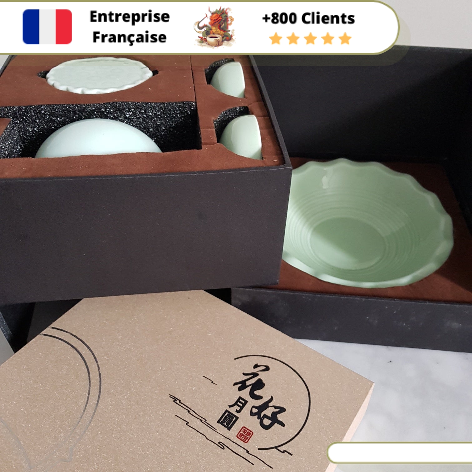 Théière en Porcelaine <br> Coffret 200ml – Image 16