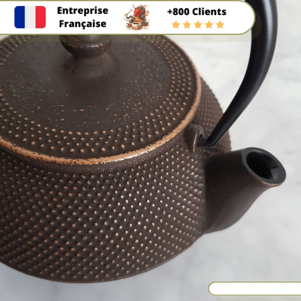Théière en Fonte Noire avec Filtre Negra 1 L Ibili - A Bouilloires et