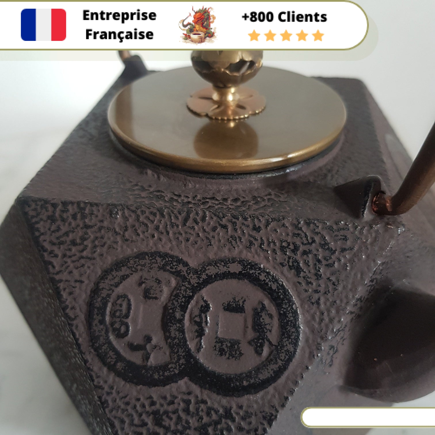 Bouilloire en Fonte Théière Origami 1,3L – Image 9