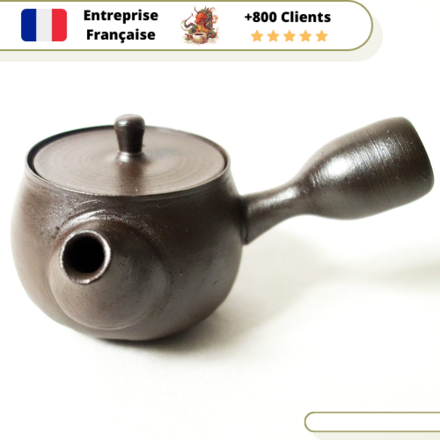 Couvercle De Théière En Porcelaine Blanche - Remplacement Élégant Et Pratique