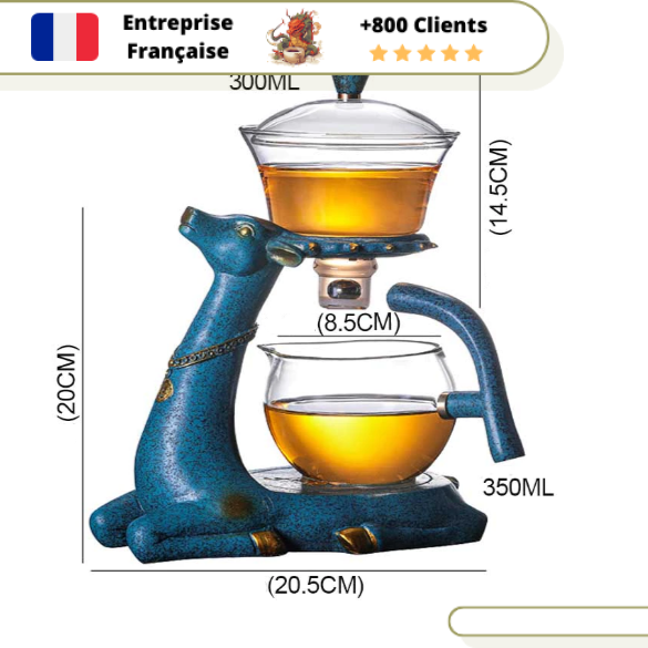 Théière en Verre Infuseur 300ml – Image 7