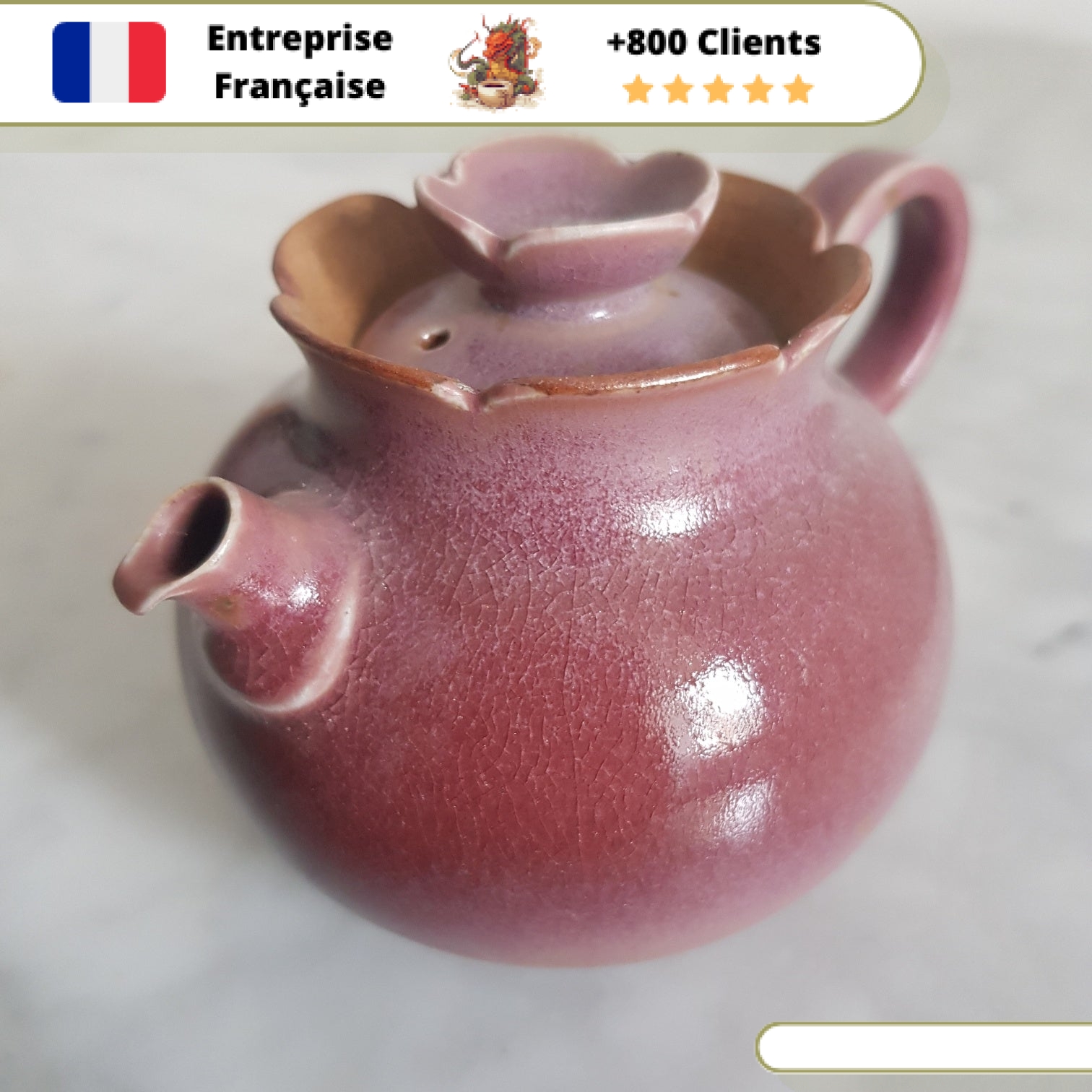 Théière en Porcelaine <br> Rose Vintage 150ml – Image 12