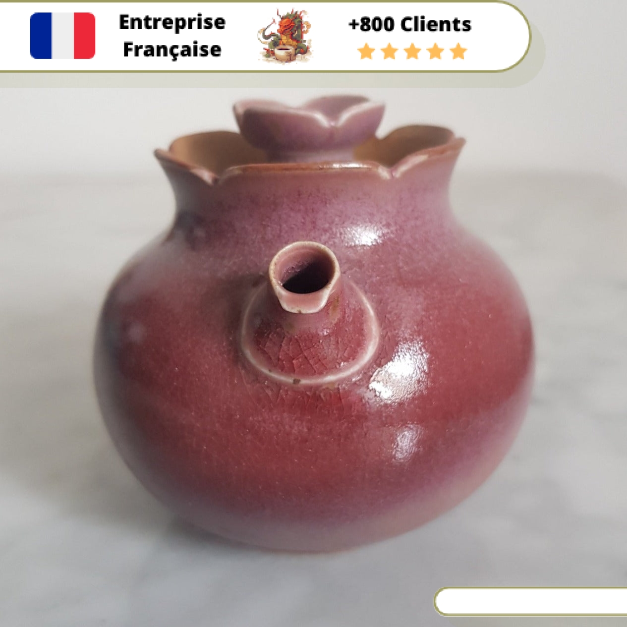 Théière en Porcelaine <br> Rose Vintage 150ml – Image 14