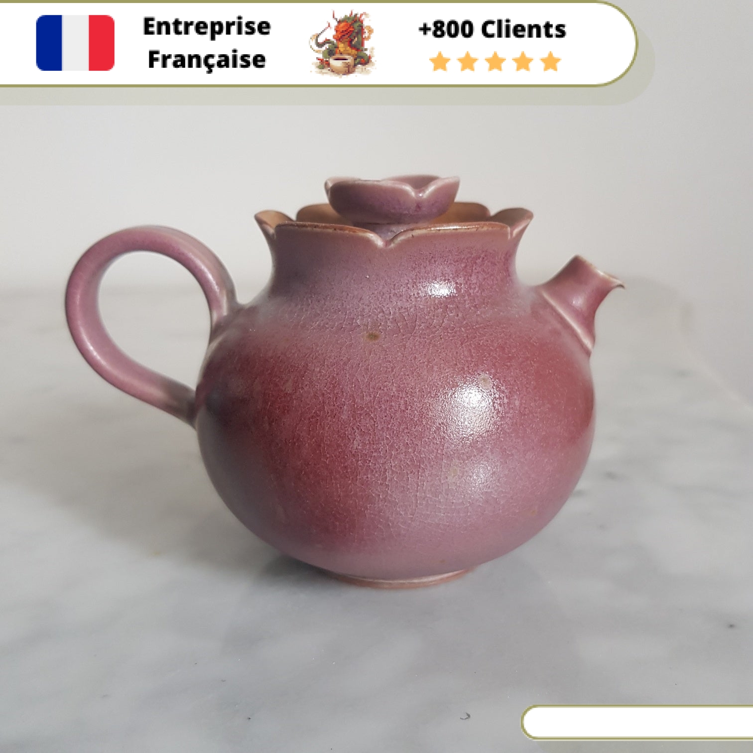 Théière en Porcelaine <br> Rose Vintage 150ml – Image 11