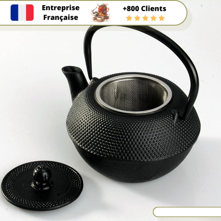 Théière en Fonte Noire Oiharu Natsume 800ml – Image 17