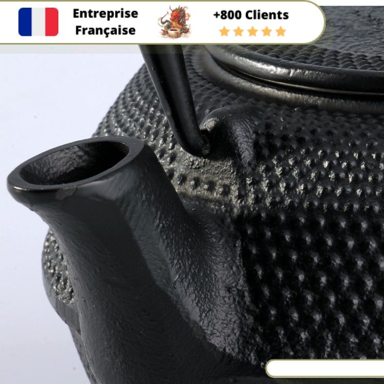 Théière en Fonte Noire Oiharu Natsume 800ml – Image 18