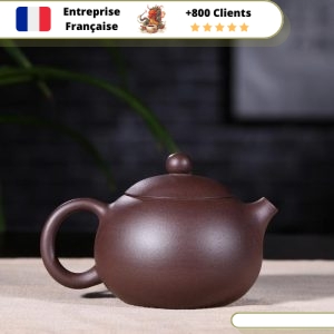 Théière Yixing en Terre Cuite Pourpre