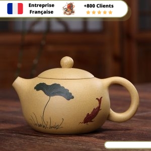 Théière Argile peinte à la main 200ml