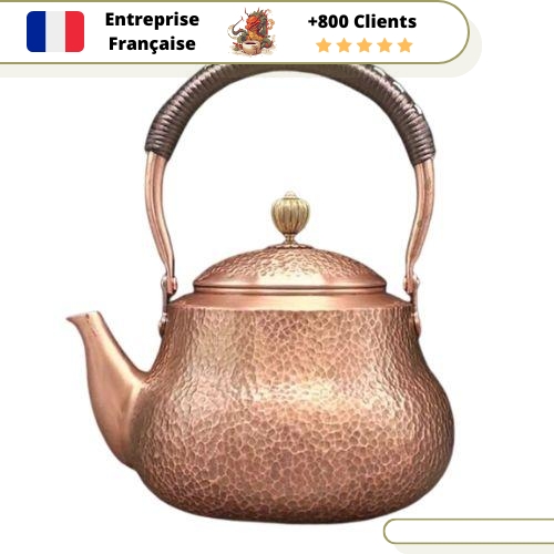 Bouilloire Vintage L'Ancien Ventre en Cuivre