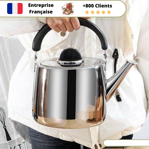 Bouilloire Vintage bouilloire ancienne inox – Image 8