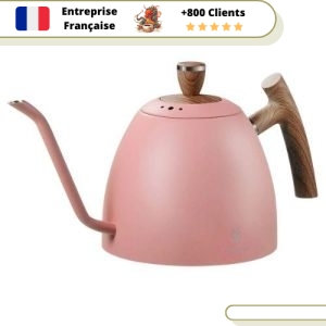 Bouilloire Vintage Le Bec et le Col de Cygne Rose