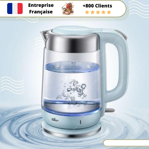 Bouilloire Électrique Transparente à Leds – Image 3