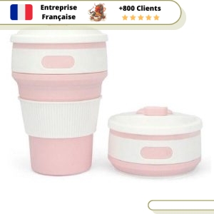 Tasse de Thé Gobelet Pliable Silicone