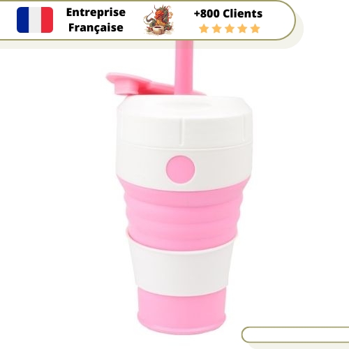 Gobelet Pliant Rose