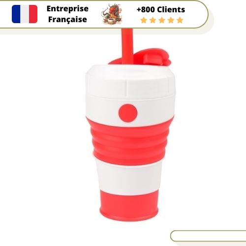 Gobelet Pliant Rouge