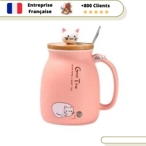 Tasse de Thé Grande Tasse Chat