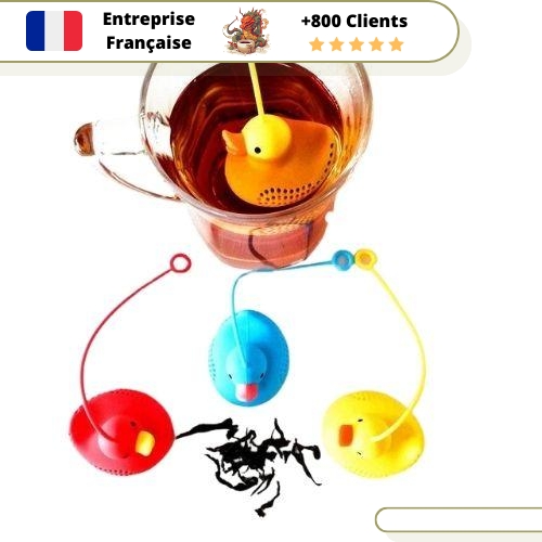 Infuseur à Thé Silicone Le Canard Flottant – Image 6