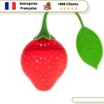Infuseur à Thé Silicone Mademoiselle Fraise