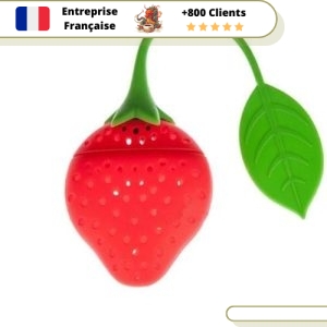Infuseur à Thé Silicone Mademoiselle Fraise