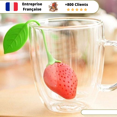 Infuseur à Thé Silicone Mademoiselle Fraise – Image 4