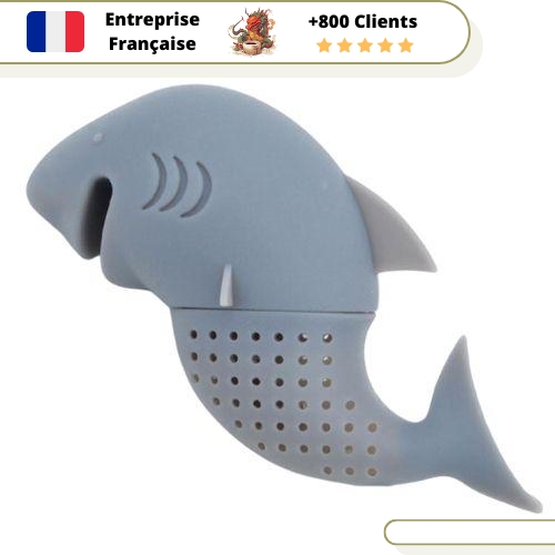 Infuseur à Thé Silicone Monsieur Requin